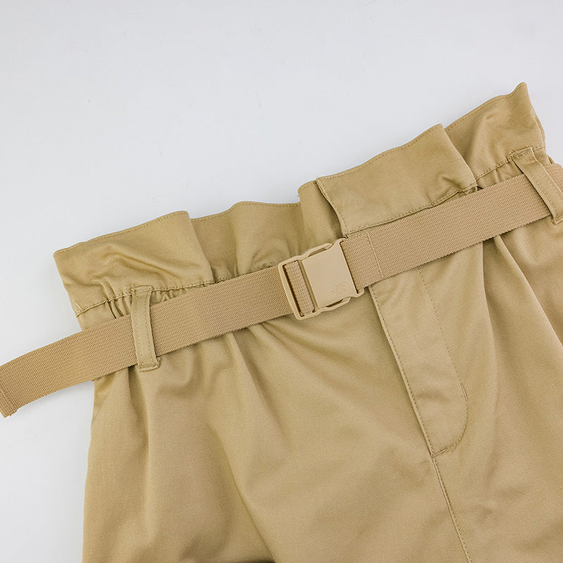 The North Face Women's Khaki/Tan Hiking Drawstring Convertible Pants Shorts  Sz10