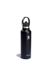 Hydro Flask Standard Mouth With Straw Cap Black - 21oz